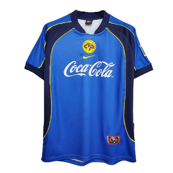 Camiseta América Segunda Equipación Retro 2001 2002 Azul